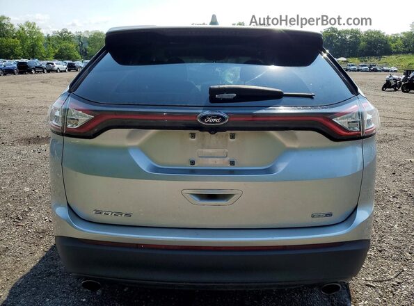 2FMPK4G91GBB60512 2016 FORD EDGE Silver უკანა ხედი
