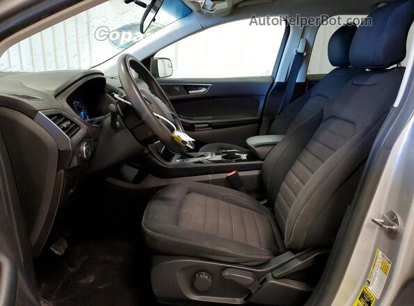 2FMPK4G91HBB08671 2017 FORD EDGE Silver Вид салону спереду