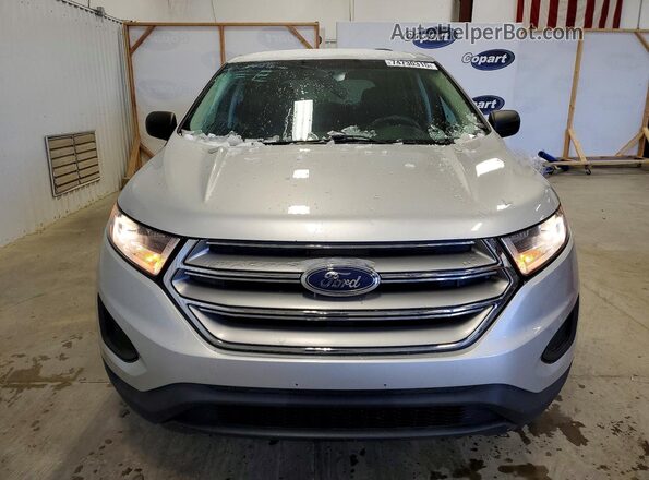 2FMPK4G91HBB08671 2017 FORD EDGE Silver Вид спереду