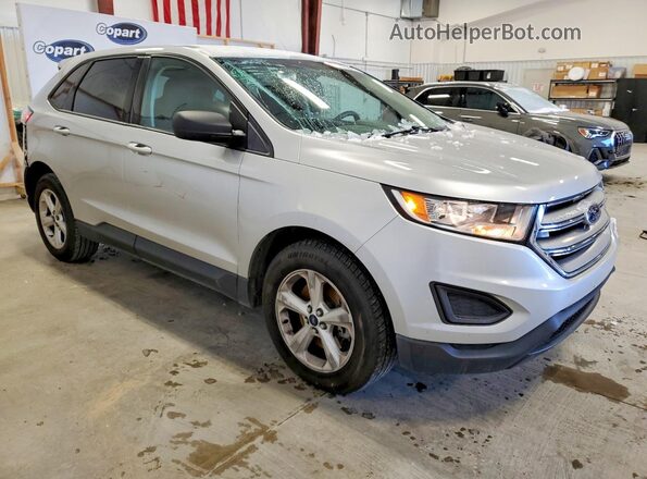 2FMPK4G91HBB08671 2017 FORD EDGE Silver Передня права чверть