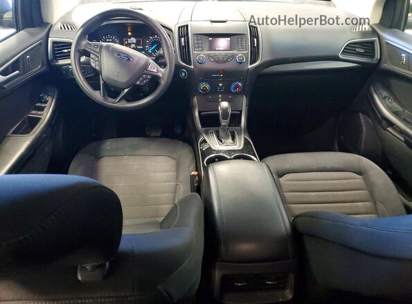 2FMPK4G91HBB08671 2017 FORD EDGE Silver Вид панелі приладів