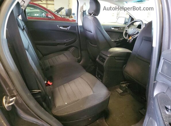 2FMPK4G91HBB36289 2017 FORD EDGE Green Widok wnętrza z tyłu