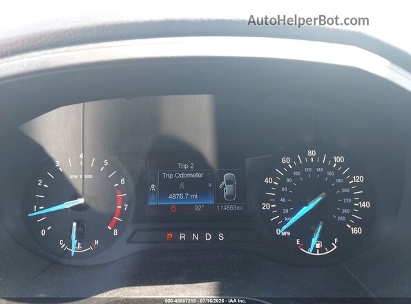 2FMPK4G91LBA05873 2020 FORD EDGE Black Widok tylnych siedzeń