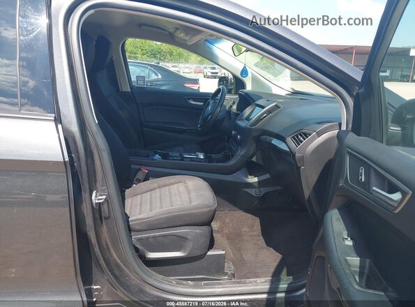 2FMPK4G91LBA05873 2020 FORD EDGE Black Widok wnętrza z przodu