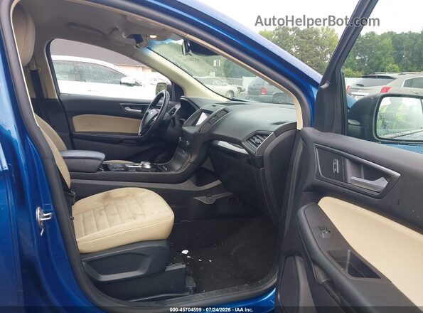 2FMPK4G91LBA45709 2020 FORD EDGE Blue Front interior view
