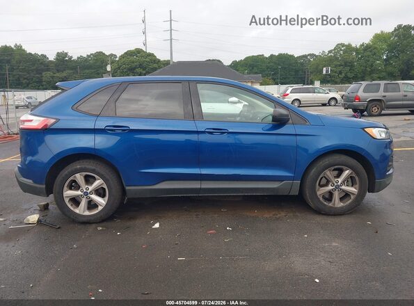 2FMPK4G91LBA45709 2020 FORD EDGE Blue Rear interior view