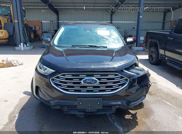 2FMPK4G91MBA15921 2021 FORD EDGE Black Вид щитка приладів