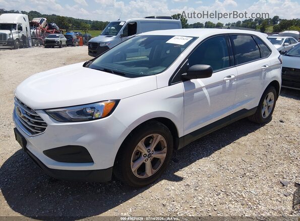 2FMPK4G91MBA23159 2021 FORD EDGE White წინა მარცხენა ხედი სამი მეოთხედიდან