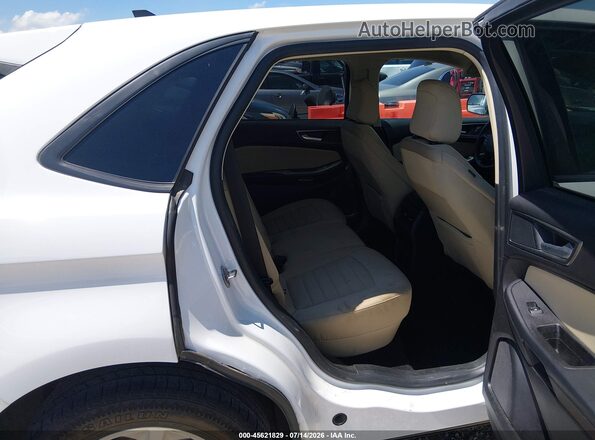 2FMPK4G91MBA23159 2021 FORD EDGE White VIN კოდის სტიკერის ხედი
