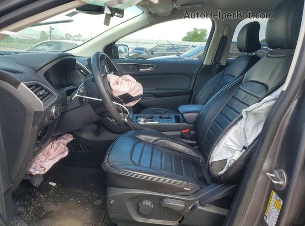 2FMPK4G91NBA73156 2022 FORD EDGE Gray Вид салону спереду
