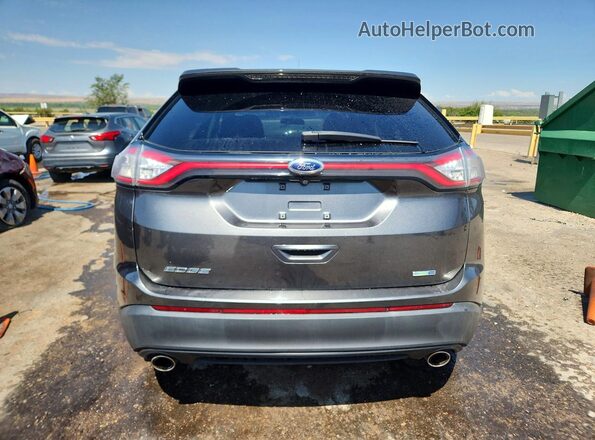 2FMPK4G92HBB94413 2017 FORD EDGE Gray უკანა ხედი