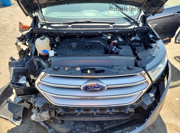 2FMPK4G92HBB94413 2017 FORD EDGE Gray ძრავის განყოფილების ხედი