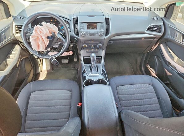 2FMPK4G92HBB94413 2017 FORD EDGE Gray წინა პანელის ხედი