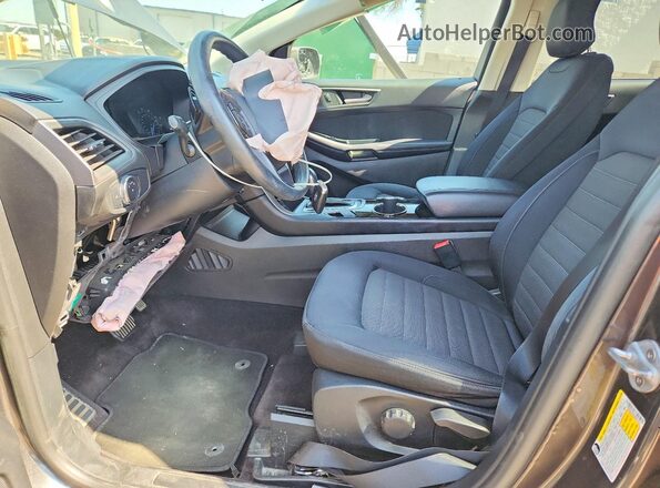 2FMPK4G92HBB94413 2017 FORD EDGE Gray წინა სალონის ხედი