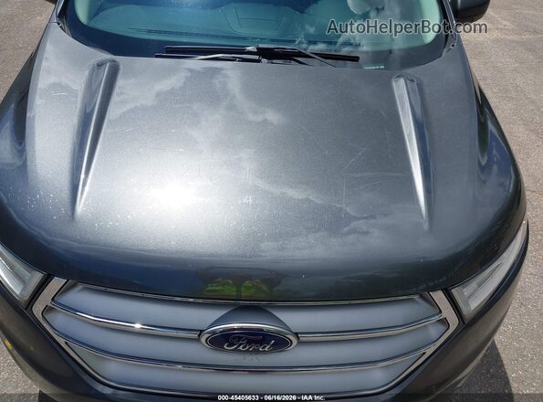 2FMPK4G92JBB21290 2018 FORD EDGE Gray Вид спереду
