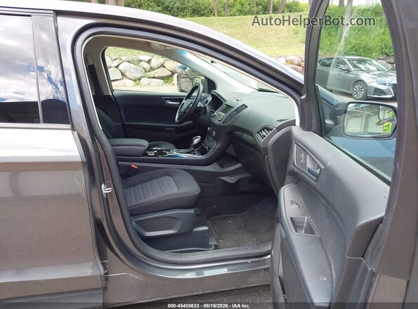 2FMPK4G92JBB21290 2018 FORD EDGE Gray Вид салону спереду