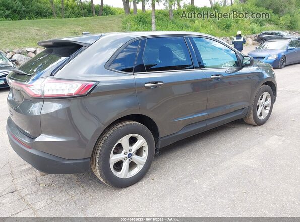 2FMPK4G92JBB21290 2018 FORD EDGE Gray Задня права чверть