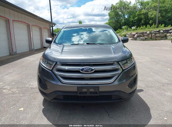 2FMPK4G92JBB21290 2018 FORD EDGE Gray Вид задньої частини салону