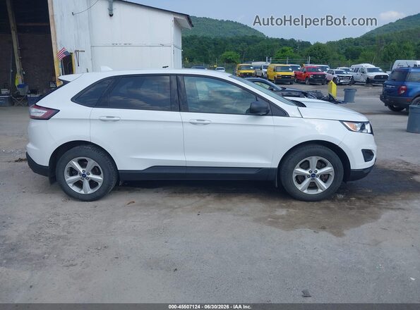 2FMPK4G92JBB24187 2018 FORD EDGE White Vista interior trasera