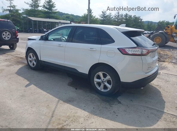 2FMPK4G92JBB24187 2018 FORD EDGE White Trasero izquierdo