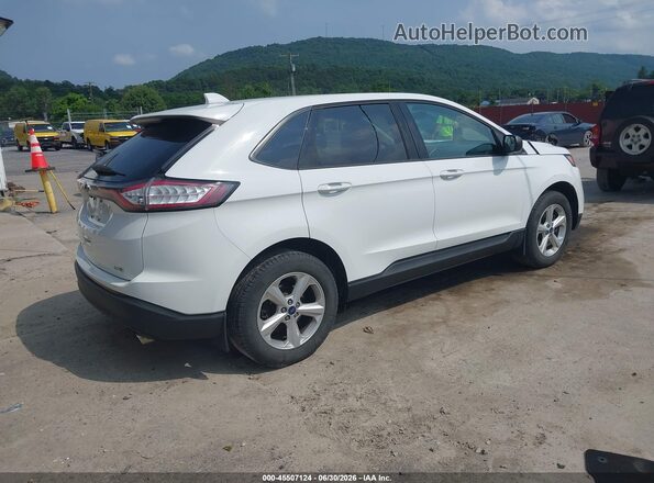 2FMPK4G92JBB24187 2018 FORD EDGE White Trasero derecho