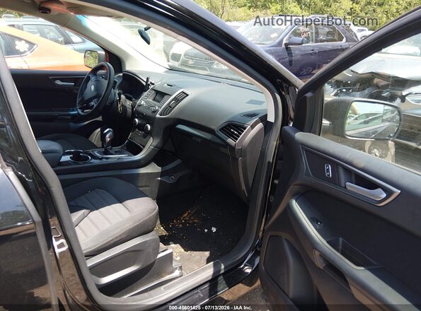2FMPK4G92JBB78041 2018 FORD EDGE Black Widok wnętrza z przodu