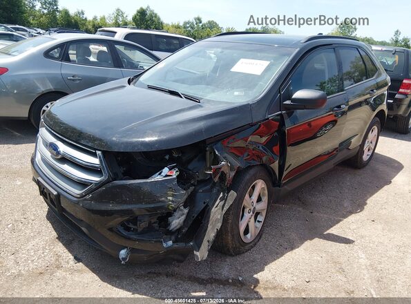 2FMPK4G92JBB78041 2018 FORD EDGE Black Widok z przodu