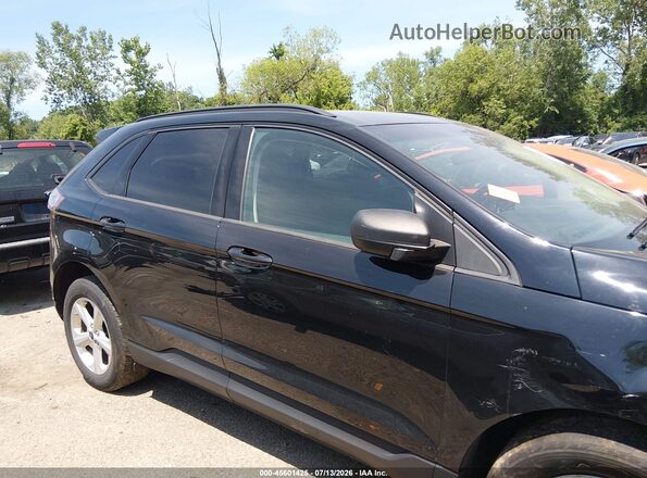 2FMPK4G92JBB78041 2018 FORD EDGE Black Widok wnętrza z tyłu