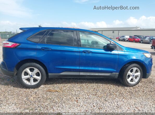 2FMPK4G92LBA60882 2020 FORD EDGE Blue უკანა სალონის ხედი