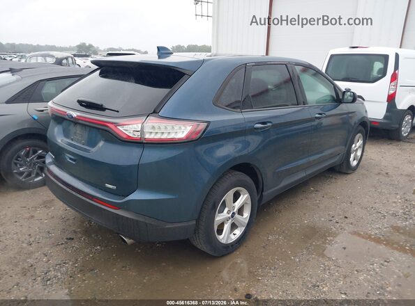 2FMPK4G93GBB32145 2016 FORD EDGE Blue უკანა მარჯვენა