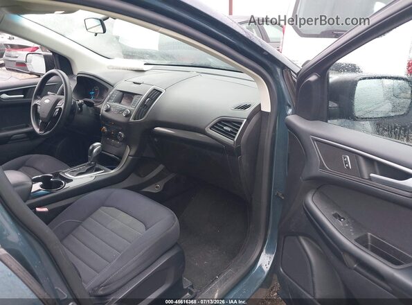 2FMPK4G93GBB32145 2016 FORD EDGE Blue წინა სალონის ხედი
