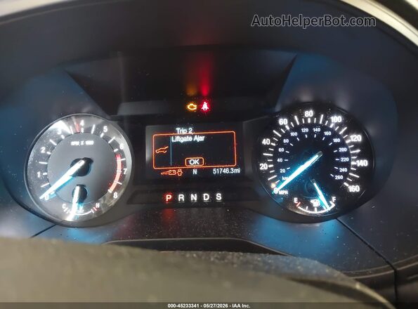 2FMPK4G93JBB21301 2018 FORD EDGE Black უკანა სავარძლების ხედი