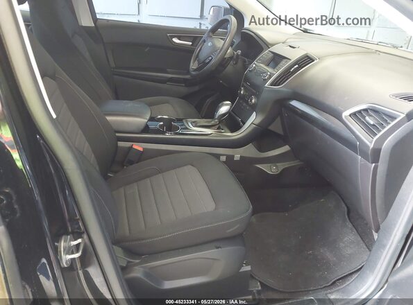 2FMPK4G93JBB21301 2018 FORD EDGE Black წინა სალონის ხედი