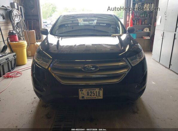 2FMPK4G93JBB21301 2018 FORD EDGE Black ხელსაწყოთა პანელის ხედი