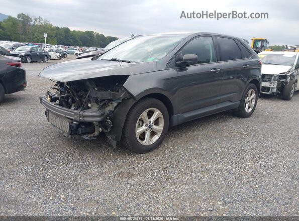 2FMPK4G93KBC16460 2019 FORD EDGE Серый Передняя левая четверть