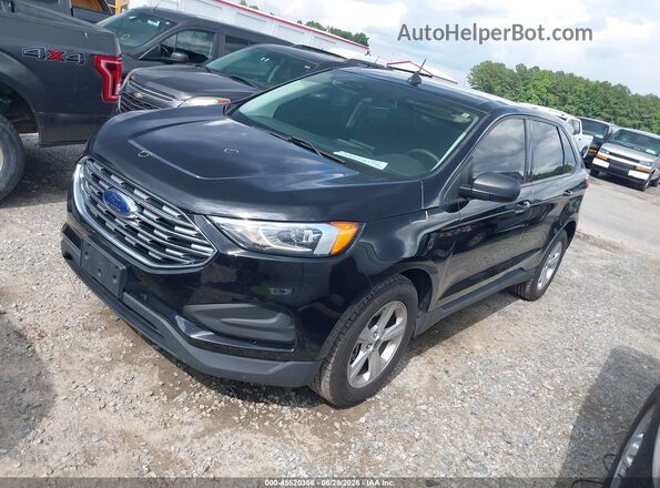 2FMPK4G93MBA48323 2021 FORD EDGE Черный Передняя левая четверть