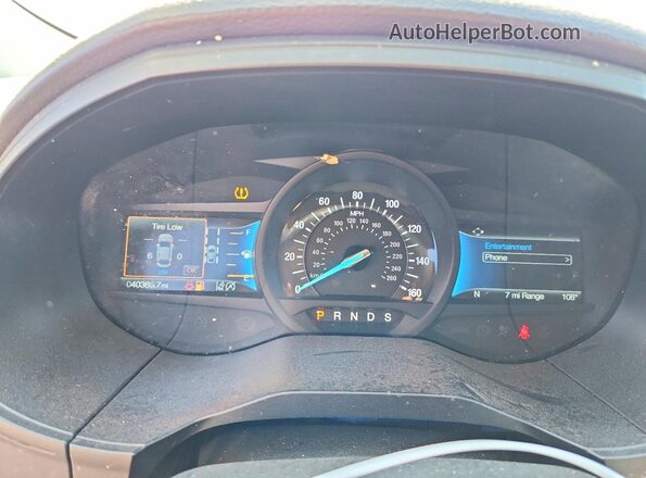 2FMPK4G93PBA43076 2023 FORD EDGE Black Instrument cluster view
