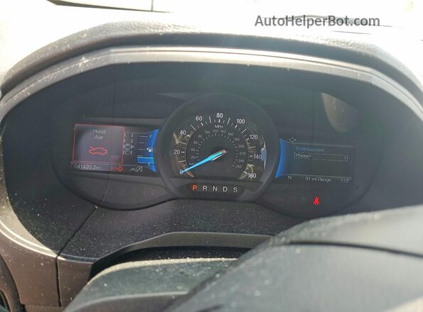 2FMPK4G93RBA49852 2024 FORD EDGE Black Вид щитка приладів