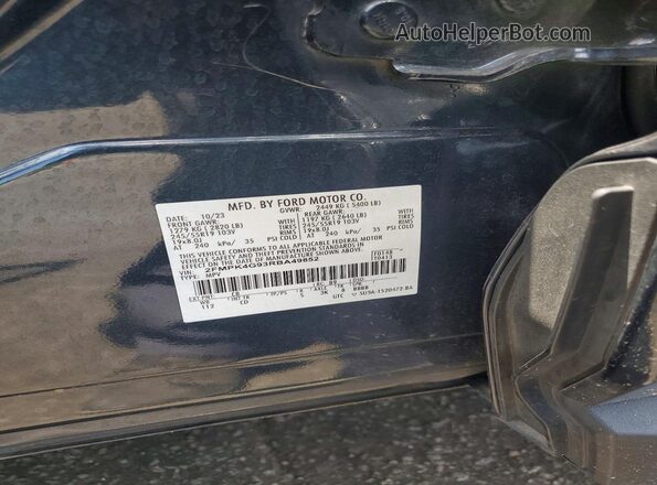 2FMPK4G93RBA49852 2024 FORD EDGE Black Вид підкапотного простору