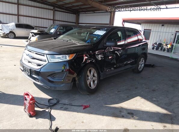 2FMPK4G94GBC33338 2016 FORD EDGE Black Передня ліва чверть