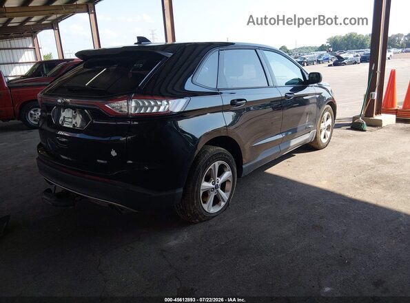 2FMPK4G94GBC33338 2016 FORD EDGE Black Задня права чверть