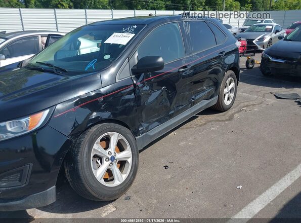 2FMPK4G94GBC33338 2016 FORD EDGE Black Вид панелі приладів