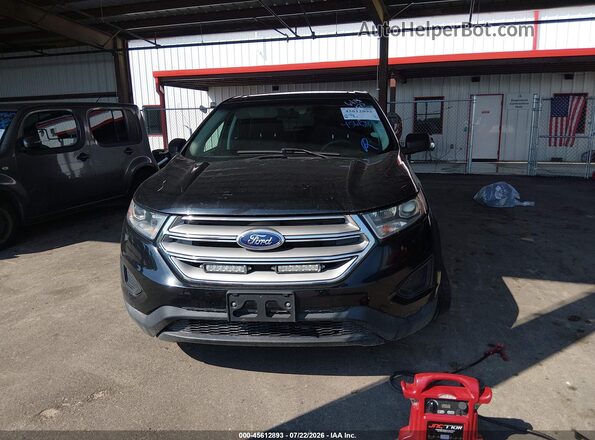 2FMPK4G94GBC33338 2016 FORD EDGE Black Вид щитка приладів