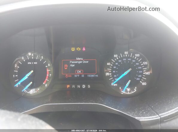 2FMPK4G94GBC40466 2016 FORD EDGE Черный Вид задних сидений