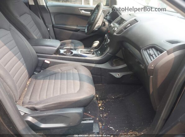 2FMPK4G94GBC40466 2016 FORD EDGE Черный Вид салона спереди
