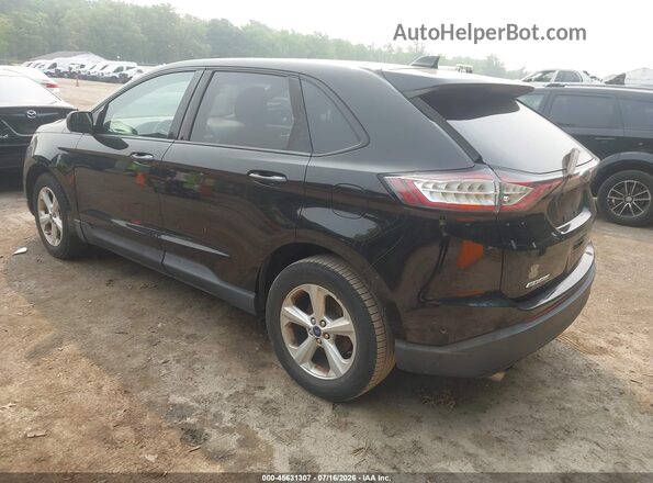 2FMPK4G94GBC40466 2016 FORD EDGE Черный Задняя левая четверть