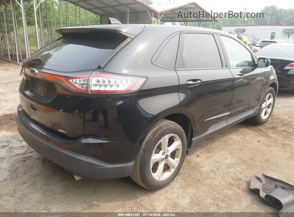 2FMPK4G94GBC40466 2016 FORD EDGE Черный Задняя правая четверть