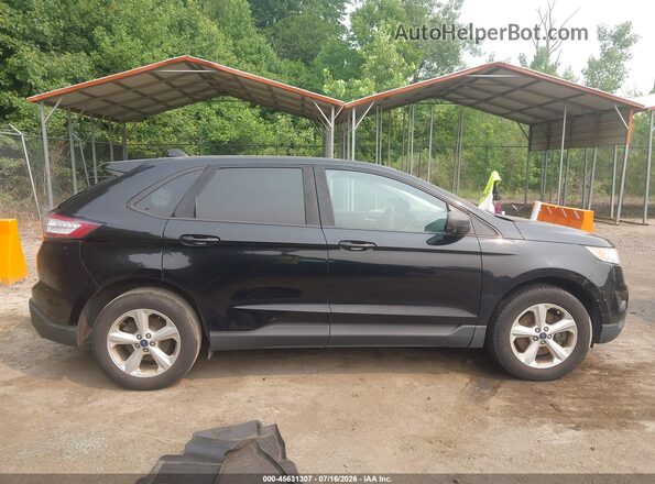 2FMPK4G94GBC40466 2016 FORD EDGE Черный Вид задней части салона
