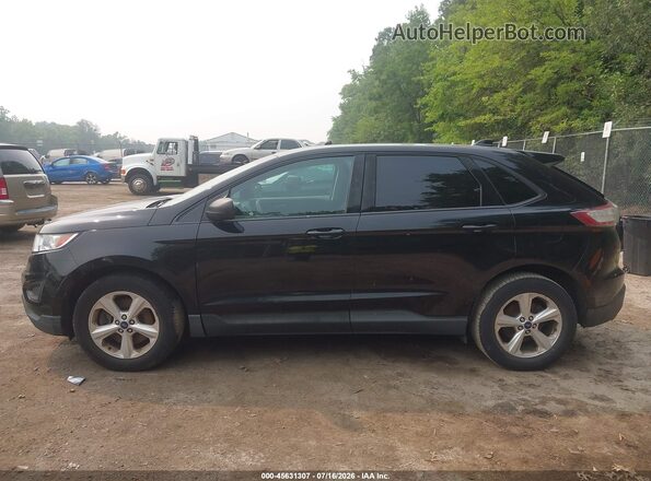 2FMPK4G94GBC40466 2016 FORD EDGE Черный Панорамный вид салона 360°