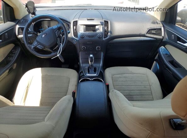 2FMPK4G94HBC41408 2017 FORD EDGE Gold Widok deski rozdzielczej